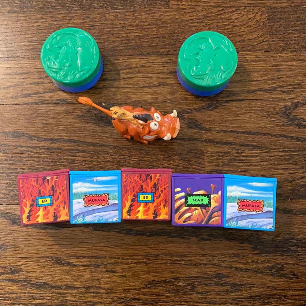 Disney Lion King Figures Burger King 90s